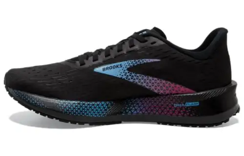 Brooks Hyperion Tempo Cushioning, Wear Resistant Low top Casual Running Shoes Women's Black Blue Red