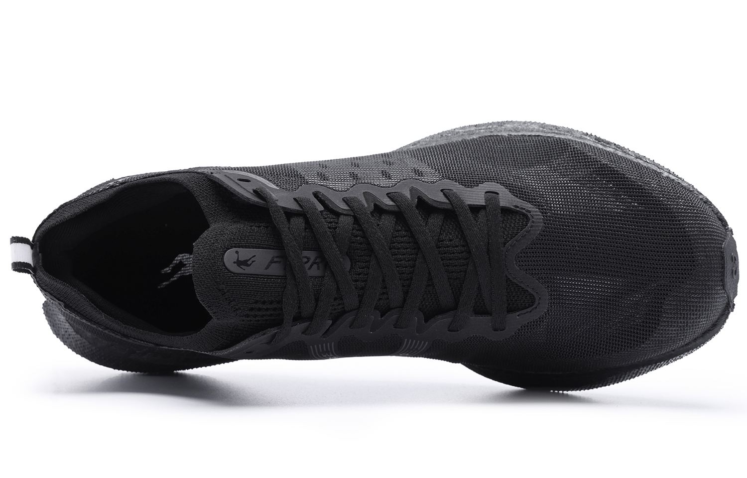 QIAODAN Slip Resistant, Abrasion Resistant, Breathable, Rebound Low top Running Shoes Men’s Black Silver