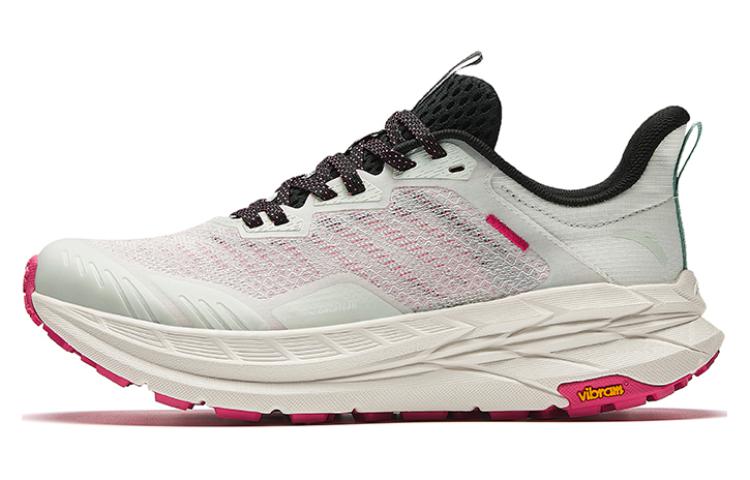 Anta Cushioning, Wear Resistant Low top Trail Running Shoes Women’s Light Green Black Pink