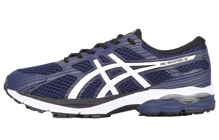 ASICS Gel Equation Running Shoes Men's Low Top Navy Blue