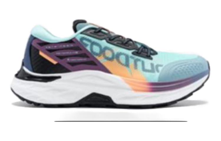 XTEP Comfortable Slip Resistant Rebound Low top Running Shoes Men’s Ice Blue/Black