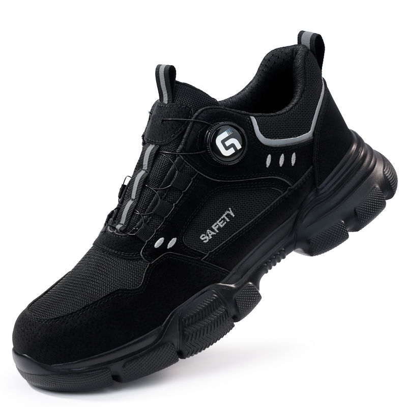 LANOUDUN Cushioning Abrasion Resistant Lightweight Low top Outdoor Shoes Unisex Black