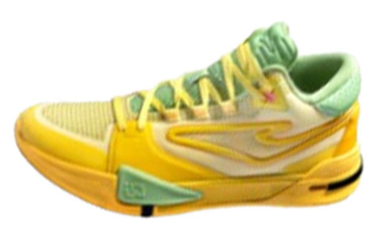 Erke Comfortable Abrasion Resistant Low top Running Shoes Men’s Yellow
