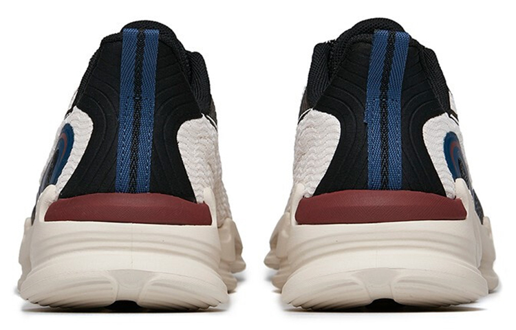 Anta Cushioning Slip Resistant Abrasion Resistant Lightweight Rebound Low top Running Shoes Men’s Gray Black Blue