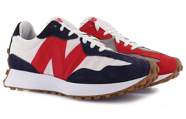 Мужские кроссовки New Balance 327 (красно-синие) — Красныйсиний — фото 3