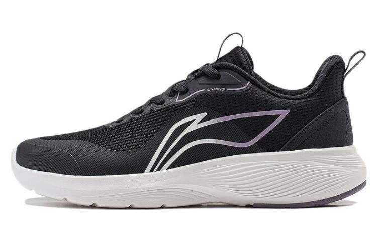 Li Ning Light Stroll Running Shoes Women’s Low Top Black White