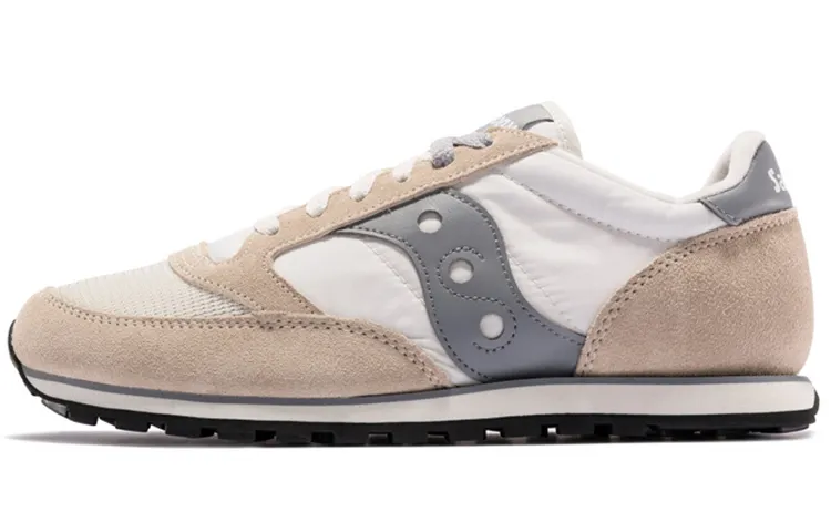 saucony Jazz Low Pro 'White Grey'