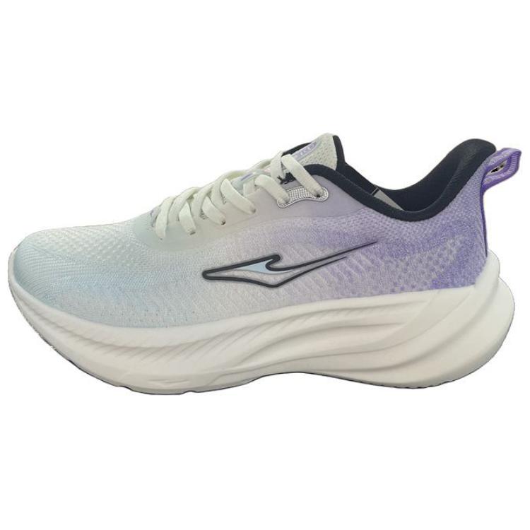 Erke Jiang Rebound Cushioning Breathable Lightweight Low top Running Shoes Women’s Blue Purple