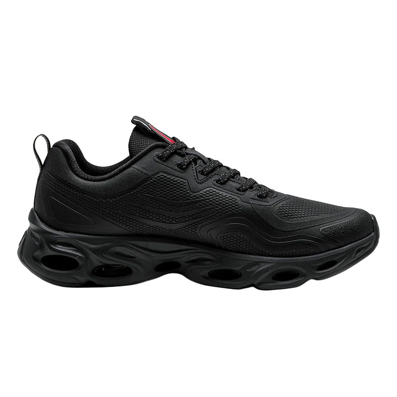 XTEP Cushioning Abrasion Resistant Waterproof Low top Running Shoes Men’s Black