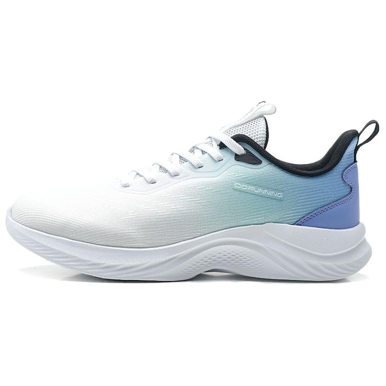 QIAODAN Slip Resistant Abrasion Resistant Low top Casual Running Shoes Men’s Jordan White Aster