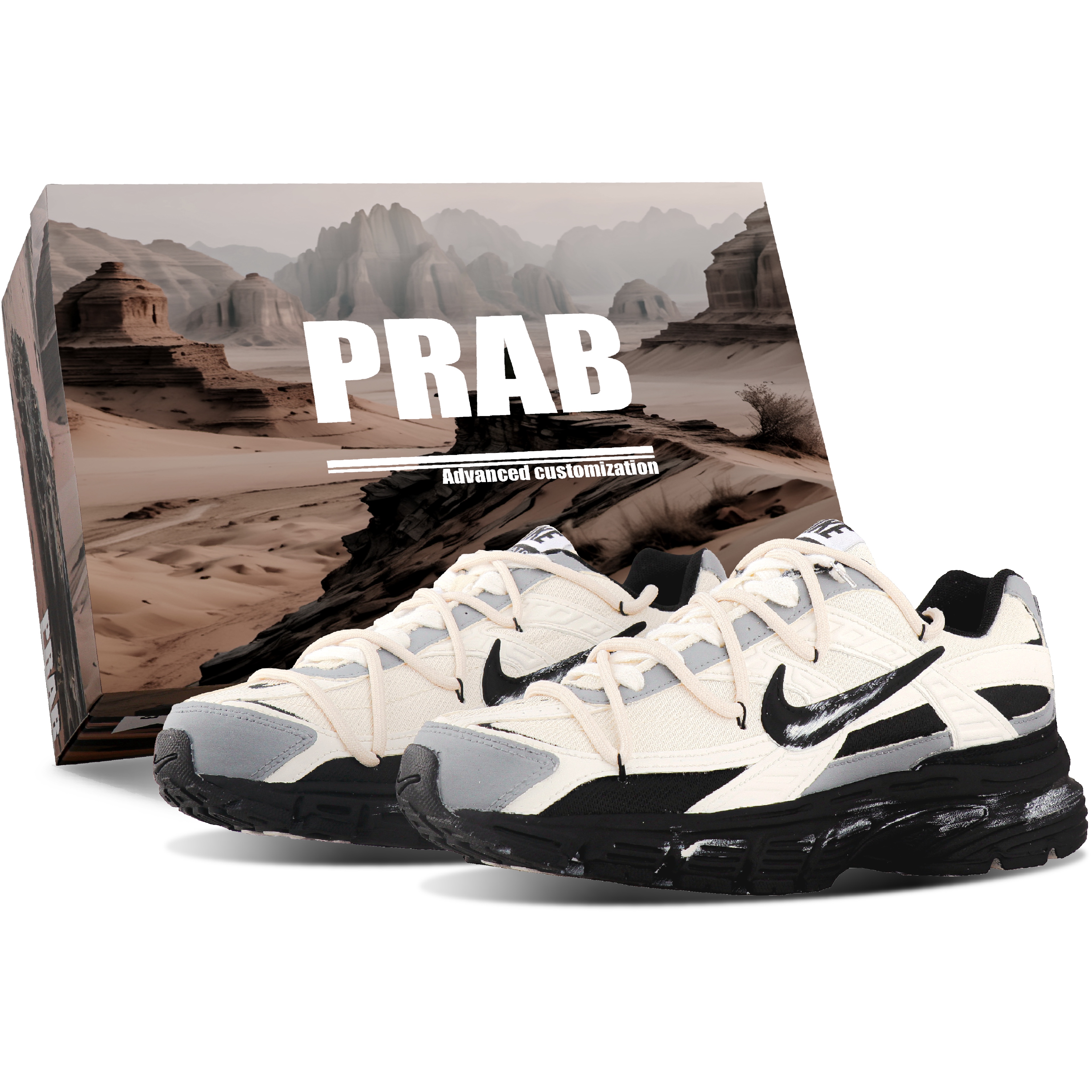 Nike Initiator Cushioning Breathable Support Low top Running Shoes Unisex Beige
