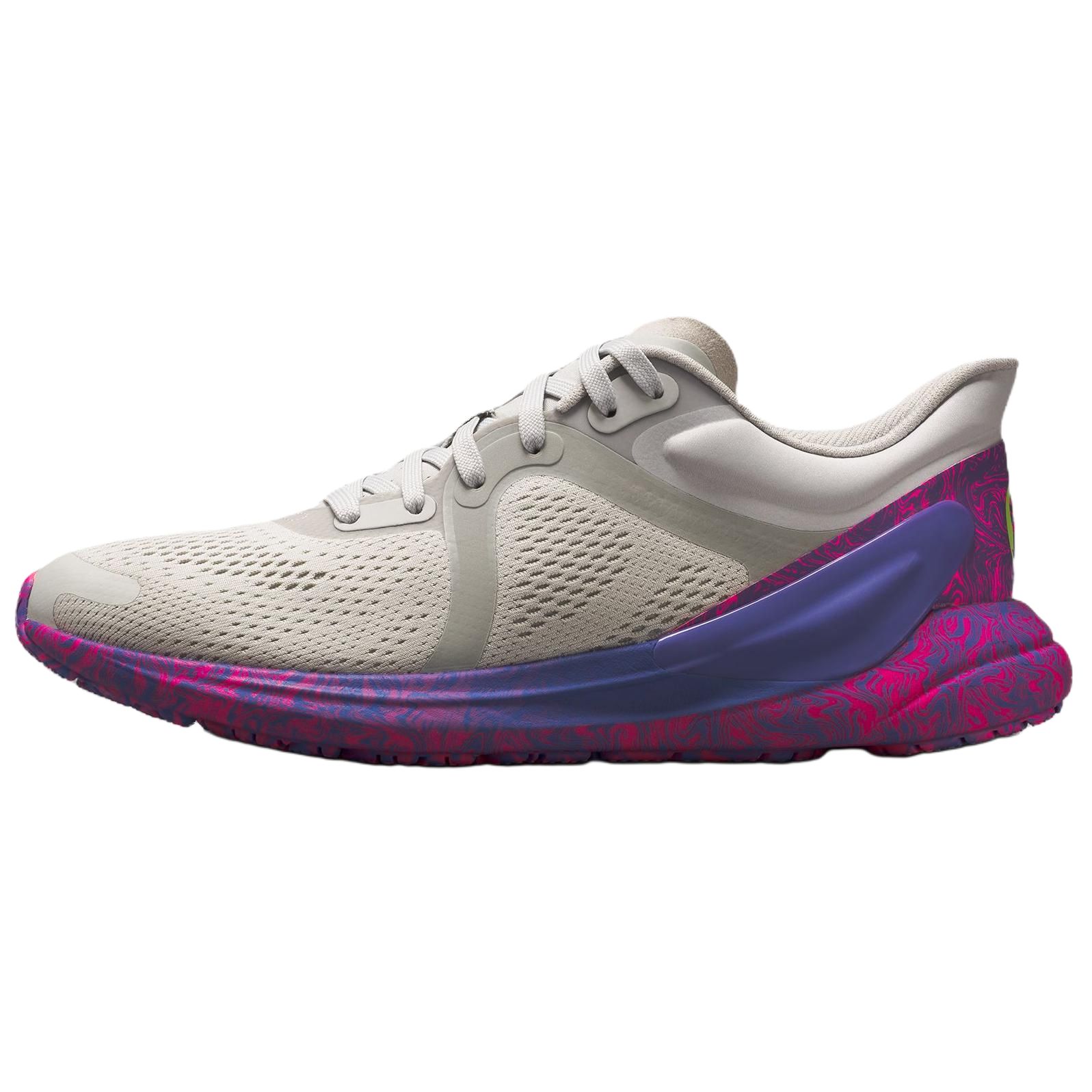 Lululemon Blissfeel Cushioning, Wear Resistant Low top Running Shoes Women's White Blue Pink
