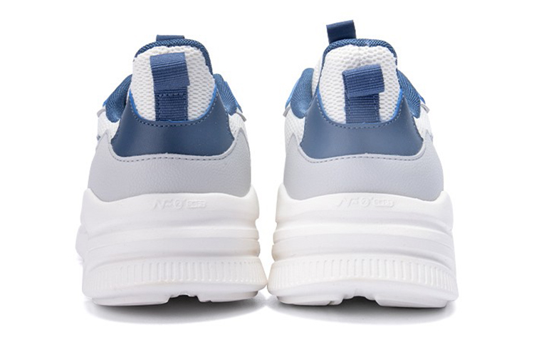 361° Comfortable Breathable Low top Running Shoes Men’s White Blue Casual Mesh