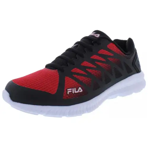 FILA Low top Running Shoes Men's Black Red