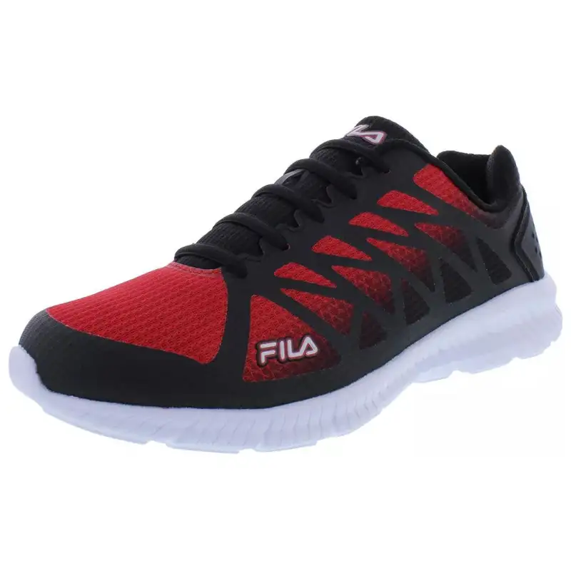FILA Low top Running Shoes Men's Black Red