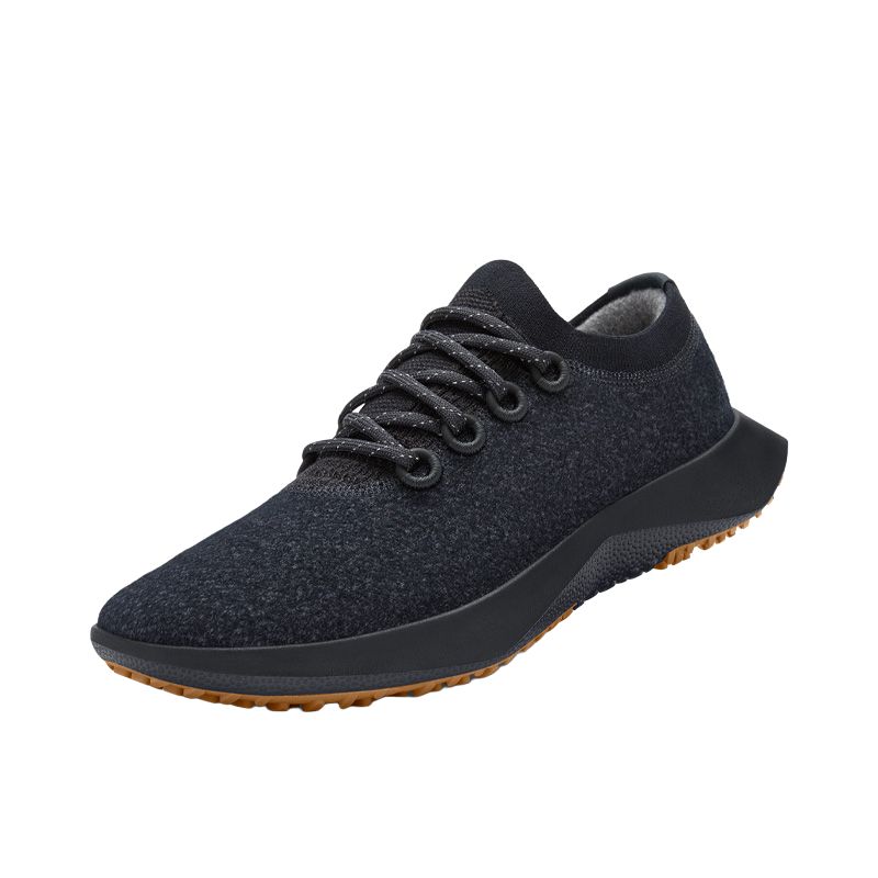 Allbirds Wool Dasher Low top Running Shoes Men’s Natural Black Khaki