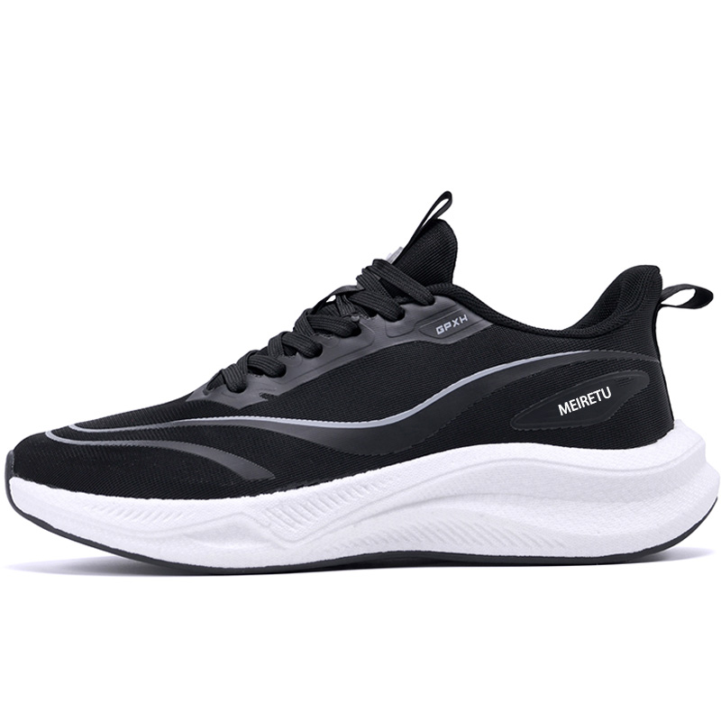 Meiretu Slip Resistant Abrasion Resistant Low top Running Shoes Unisex