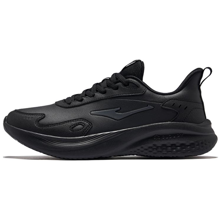 Erke Treat Yourself Cushioning Slip Resistant Low top Running Shoes Men’s Jet Black