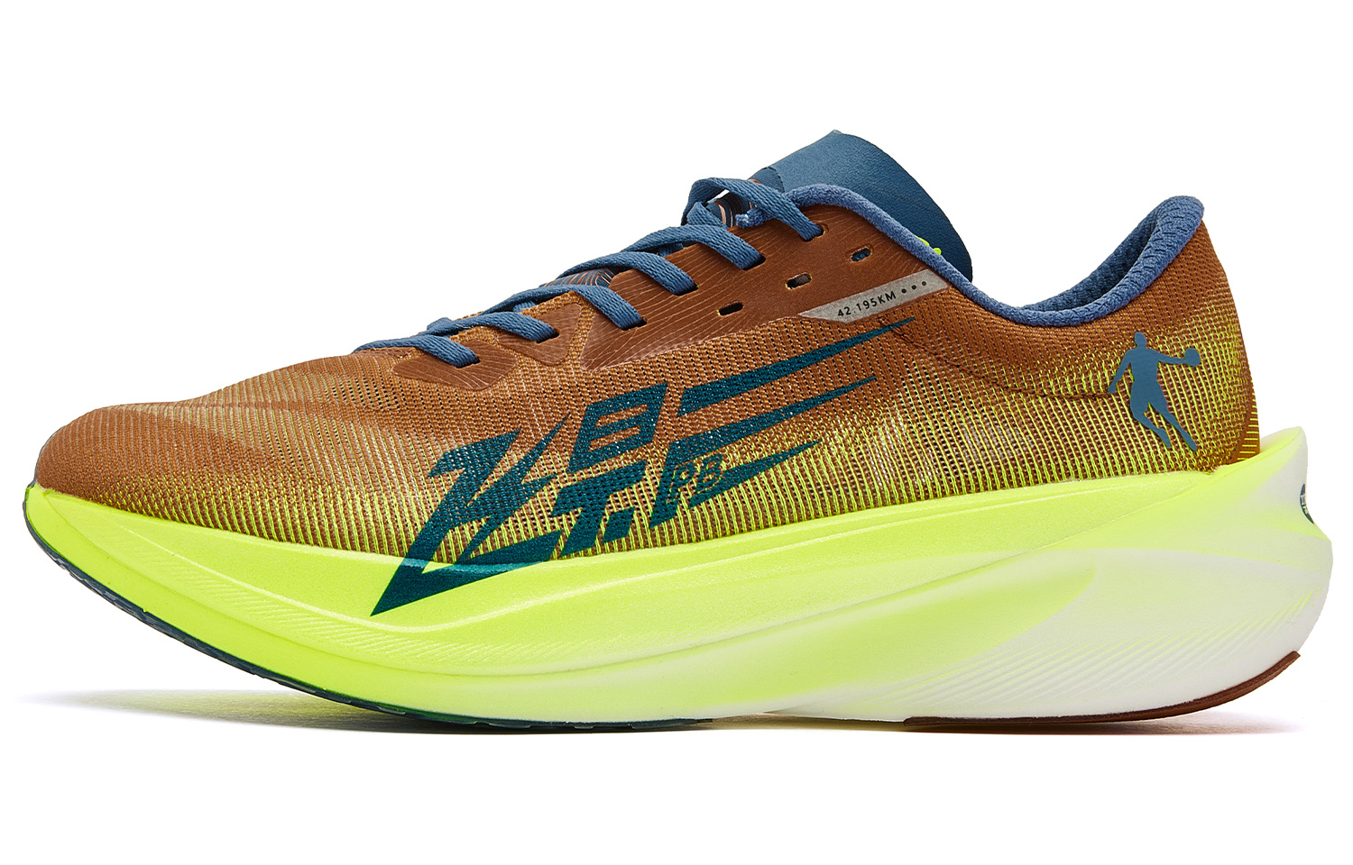 QIAODAN Feiying PB4.0 Low top EVA/TPE+CPU+Carbon Fiber Marathon Racing Running Shoes Men’s Orange Yellow