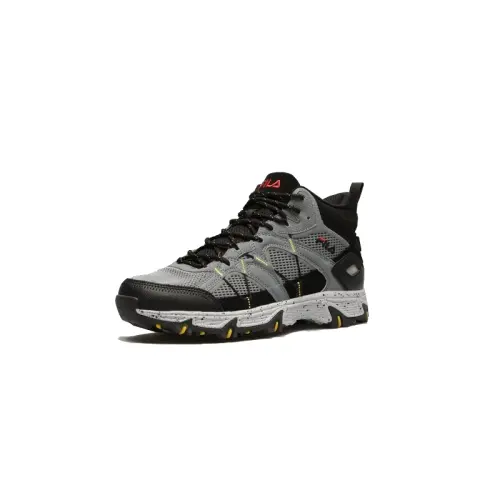 FILA Grand Tier Mid top Outdoor Shoes Men's Black Gray