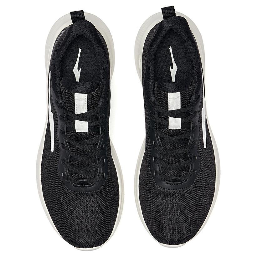 Erke Slip Resistant Abrasion Resistant Slip Resistant Abrasion Resistant Low top Casual Running Shoes Men’s Black White