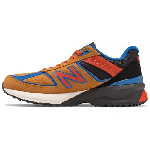 New Balance NB 990 V5 Low top Running Shoes Men's Brown Black Red
