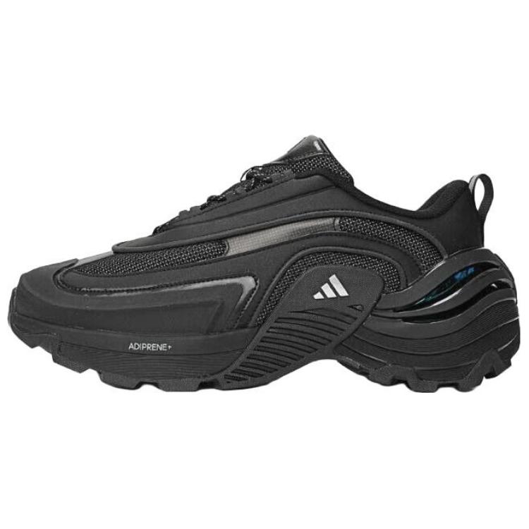 Adidas Wonder Runner Textile, Synthetic Leather Abrasion Resistant Low top Running Shoes Unisex Black