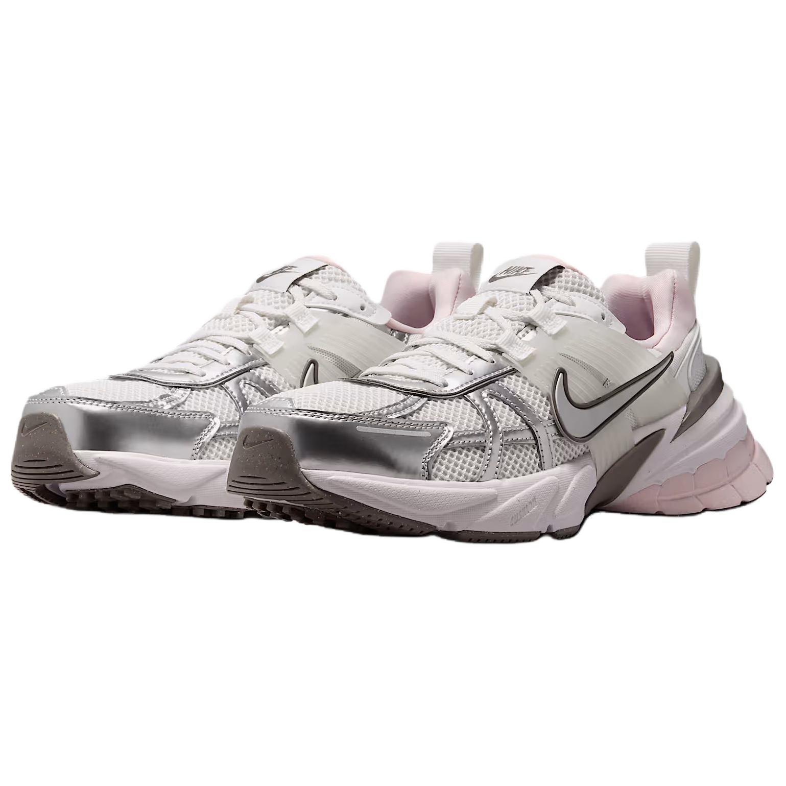 Nike V2K Run Platinum Tint Summit White Cave Stone Metallic Silver Women’s