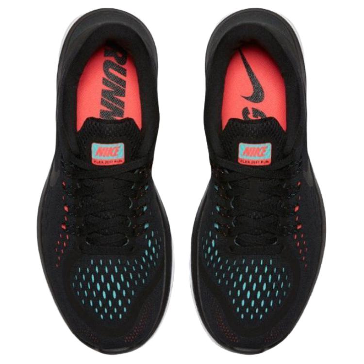 Nike Flex 2017 RN Slip Resistant Abrasion Resistant Low top Running Shoes Women’s Black