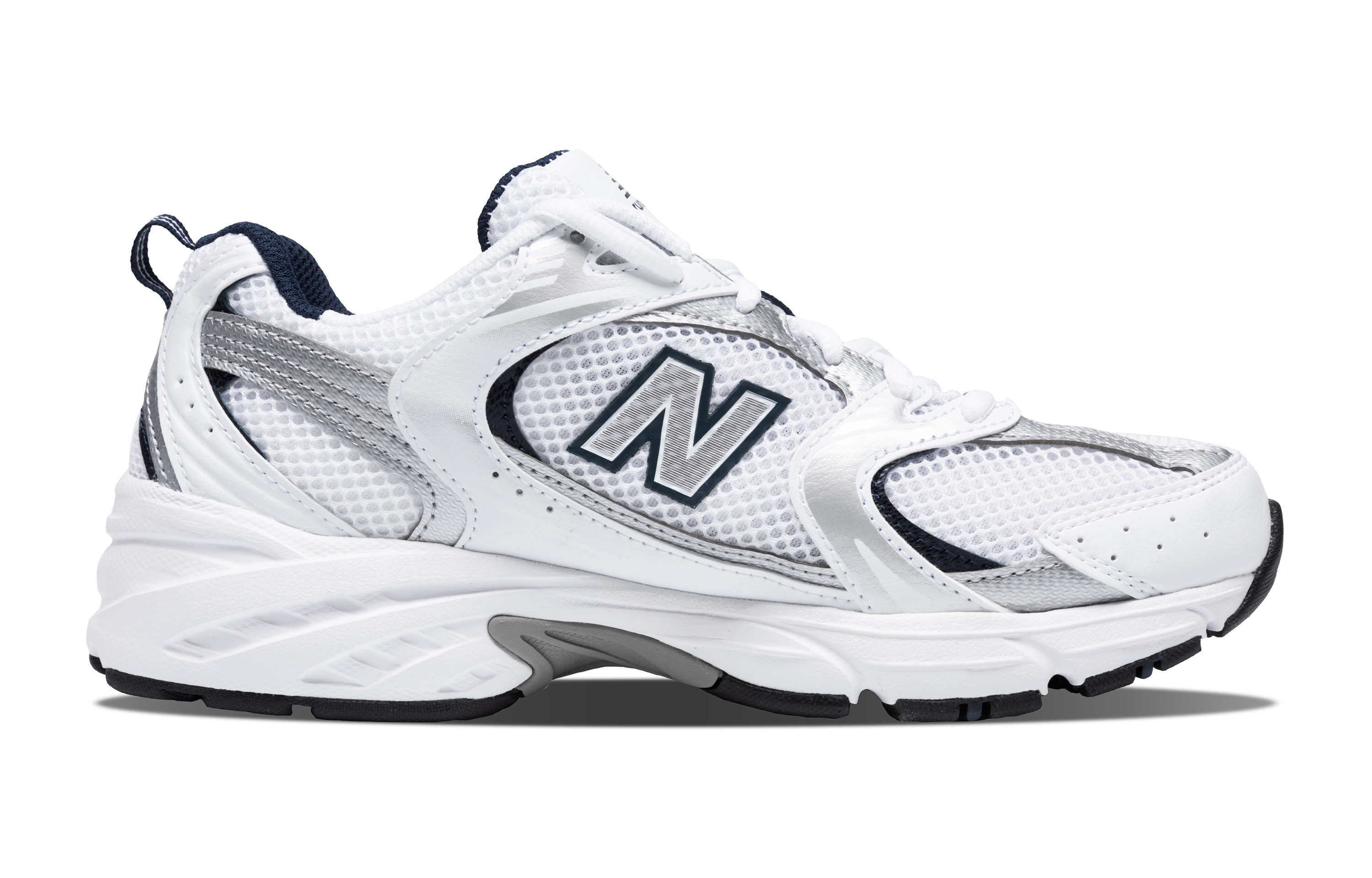 New Balance NB 530 Classic Vintage Slip Resistant, Abrasion Resistant, Breathable Low top Running Shoes Unisex Silver