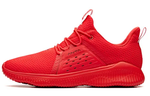 Anta Cushioning Slip Resistant Abrasion Resistant Low top Running Shoes Men's