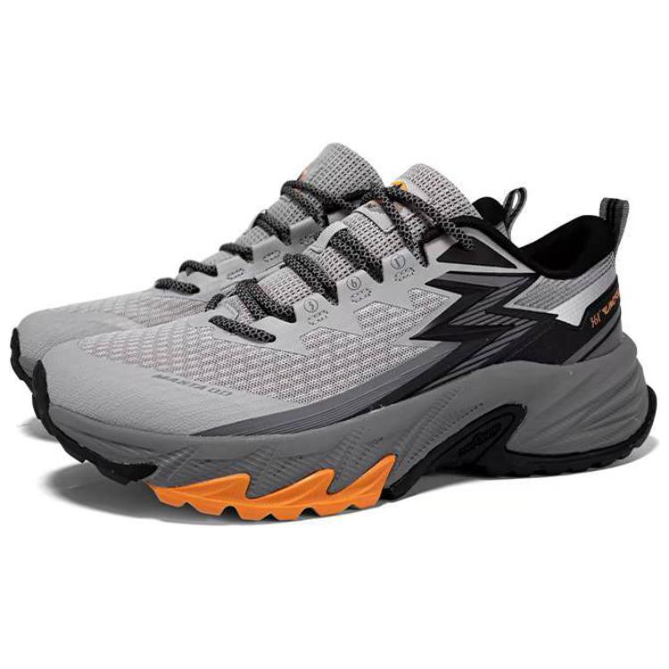 361° Slip Resistant Abrasion Resistant Slip Resistant Abrasion Resistant Low top Outdoor Shoes Men’s Gray Black