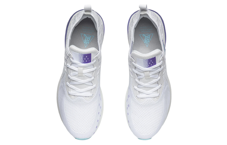 Li Ning Fabric Cushioning Slip Resistant Abrasion Resistant Breathable Lightweight Low top Running Shoes Men’s