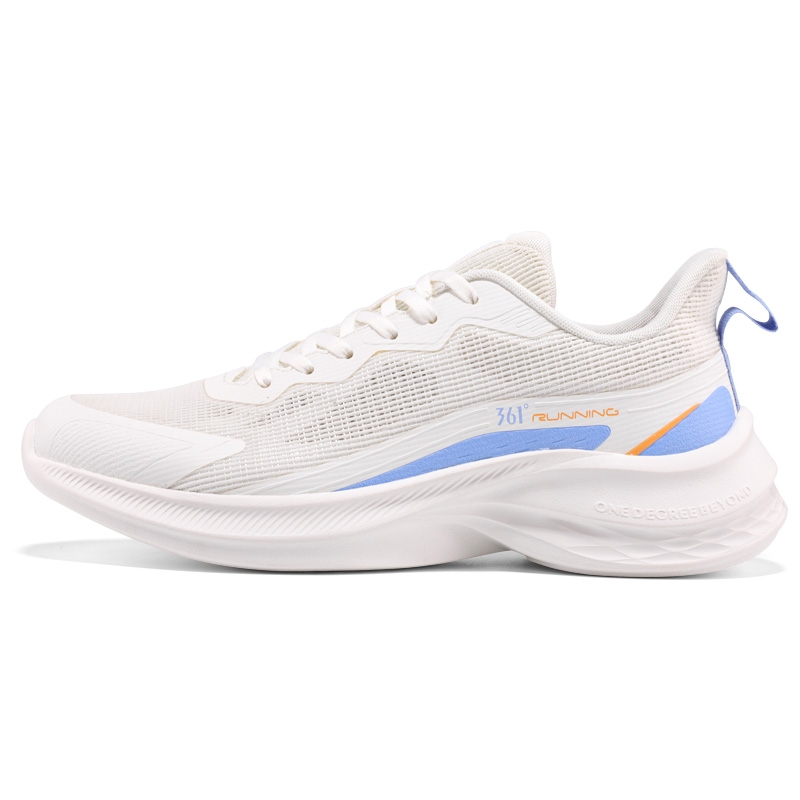 361° Abrasion Resistant Breathable Low top City Commuting Running Shoes Men’s White Blue