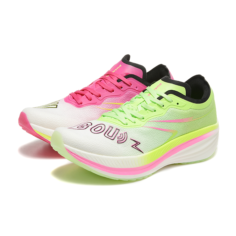 DUANGOU Cushioning Abrasion Resistant Breathable Lightweight Rebound Low top Running Shoes Unisex