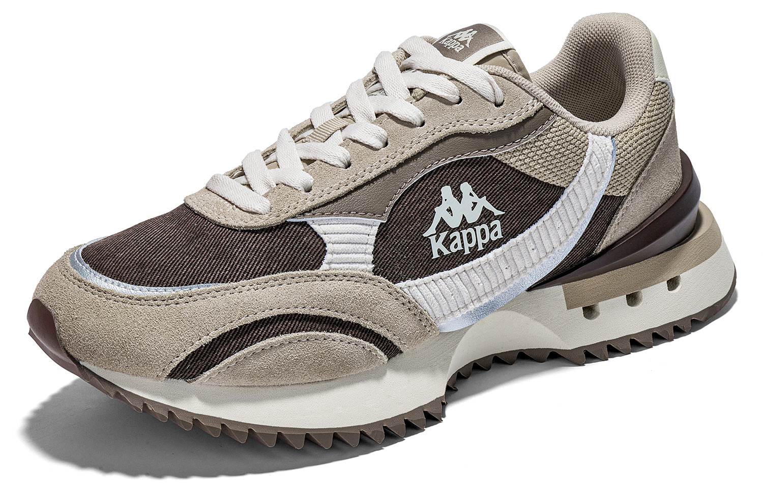 Kappa Slip Resistant Abrasion Resistant Low top Running Shoes Unisex Khaki
