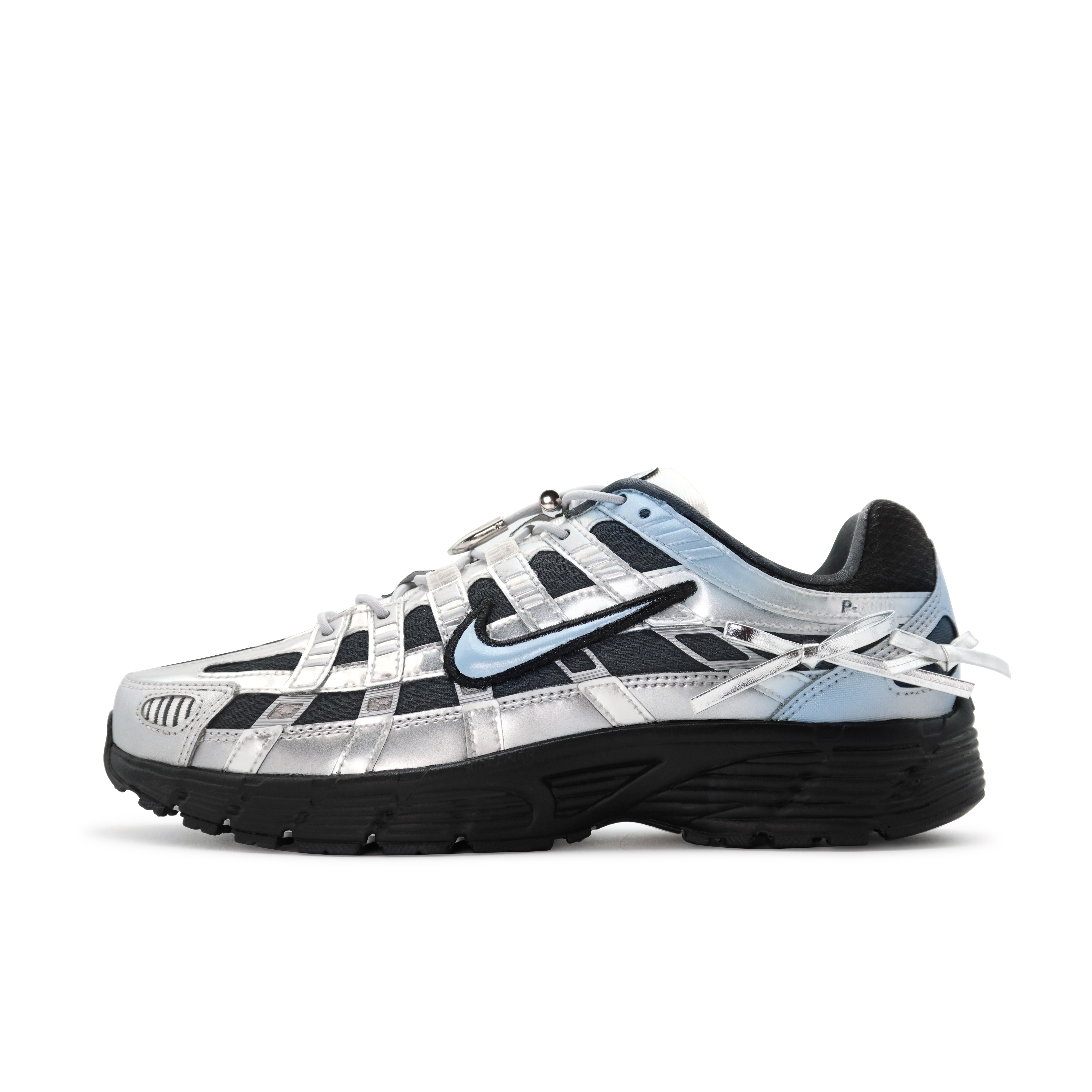 Nike P 6000 Low top Running Shoes Unisex Silver Gray Blue