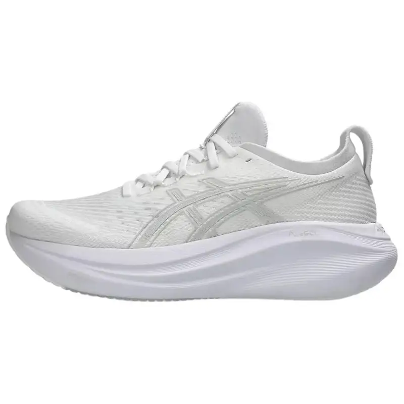 ASICS Gel Nimbus 27 White Glacier Grey