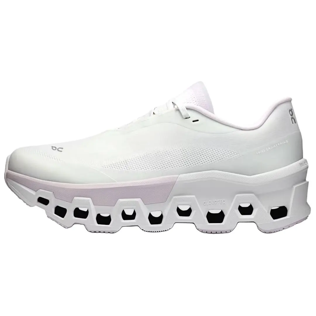 On x POST ARCHIVE FACTION PAF Cloudmonster 2 Breathable Low top Casual Running Shoes Women's White
