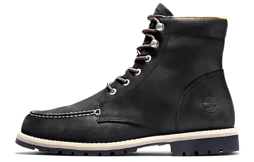 Timberland Redwood Falls Waterproof Moc Toe Boot 'Black Full Grain'