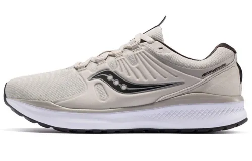 Saucony Inferno Non slip Lightweight Low top Running Shoes Men's Light Brown Yellow