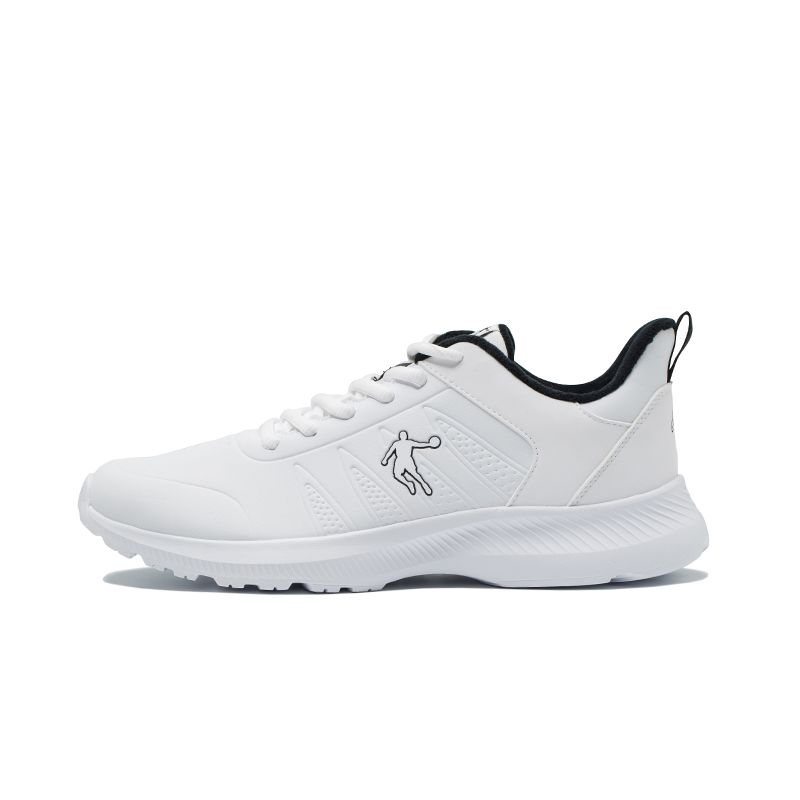 QIAODAN Lightweight Fleece Lined Leather Upper Cushioning Slip Resistant Abrasion Resistant Waterproof And Breathable