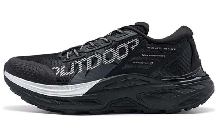 XTEP Kunlun 1.0 Slip Resistant Low top Outdoor Shoes Men’s Black Silver