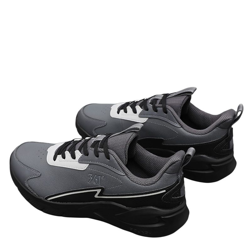 361° Cushioning, Wear Resistant Low top Casual Running Shoes Men’s Gray Black