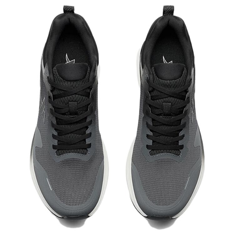 XTEP Cloud 1.0 Abrasion Resistant Coverage Rebound Low top Casual Running Shoes Men’s Black White