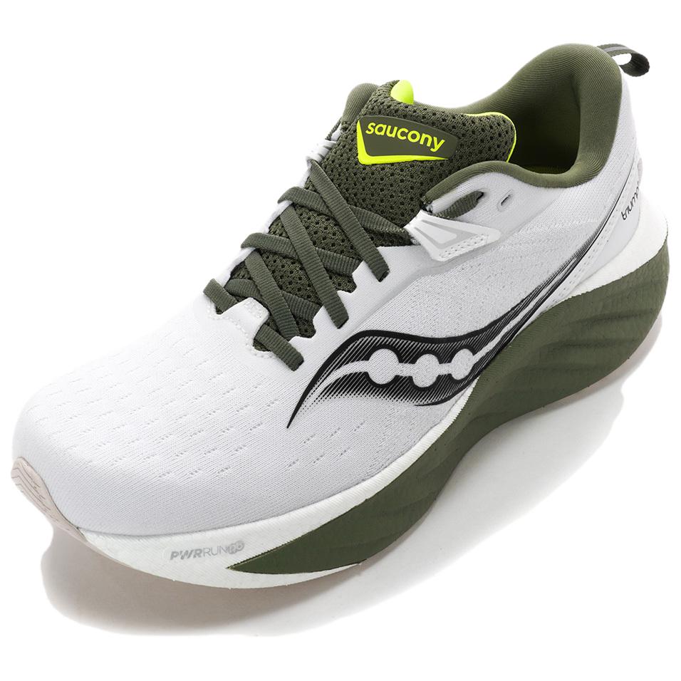 Saucony Triumph 22 White Olivine