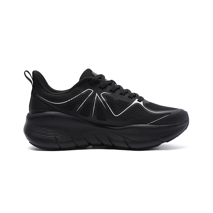 LPMX Cushioning Slip Resistant Breathable Low top Running Shoes Women’s Black