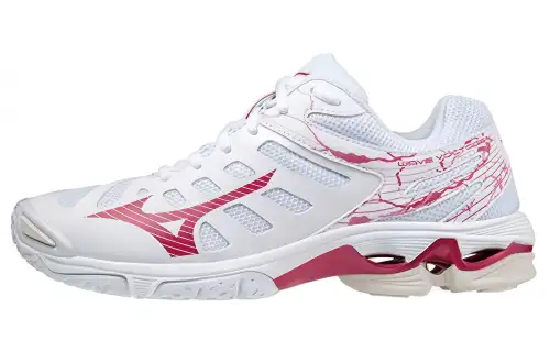 Mizuno Wave Voltage Sports Textile, Synthetic Leather Slip Resistant, Abrasion Resistant, Breathable Low top Casual