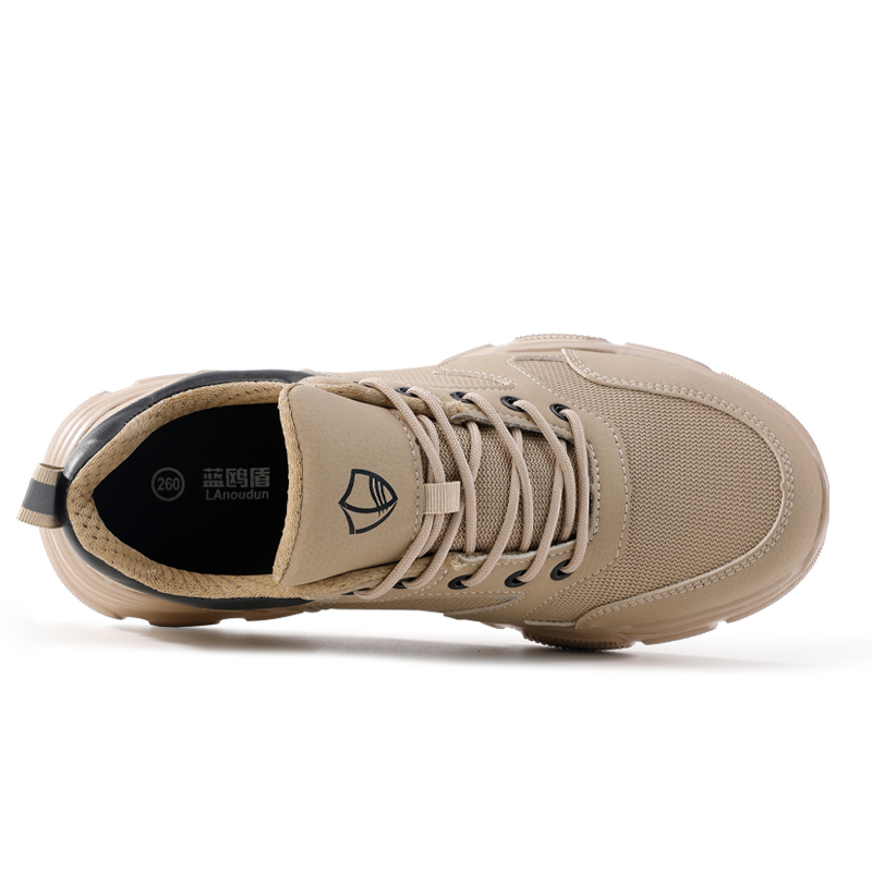 LANOUDUN Moisture Wicking Lightweight Abrasion Resistant Low top Outdoor Shoes Unisex Khaki