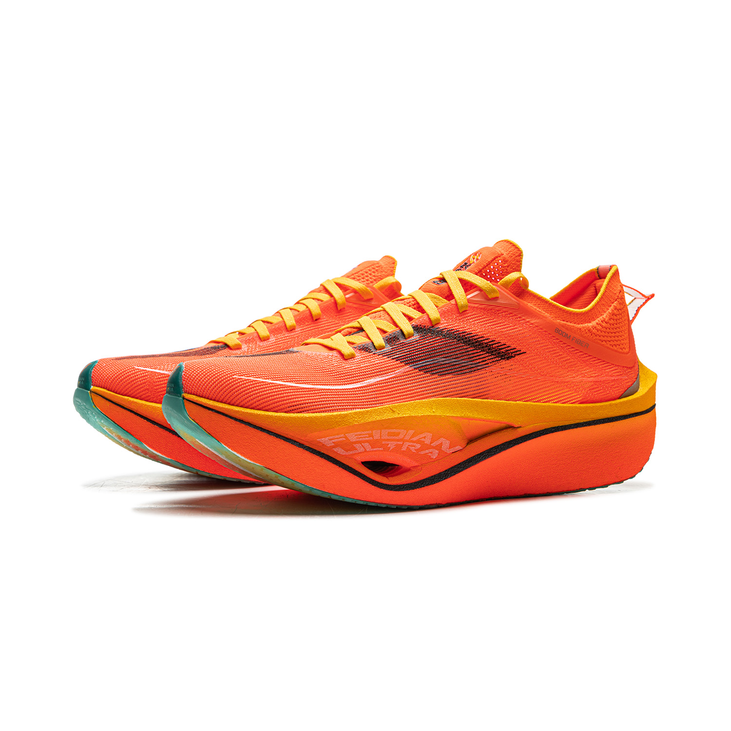Li Ning Feidian 4 Ultra Running Shoes Unisex Low Top Neon Vibrant Orange